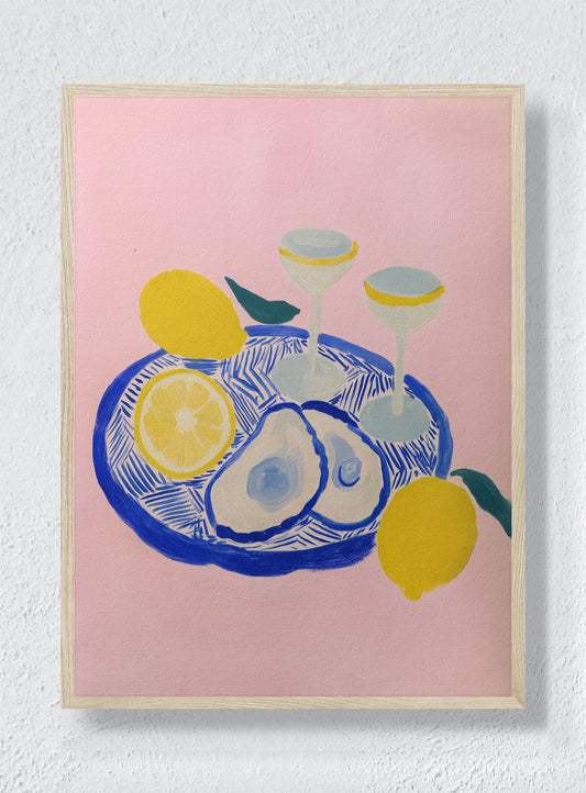 STILL LIFE WITH SHARP NOTES - Natural Frame