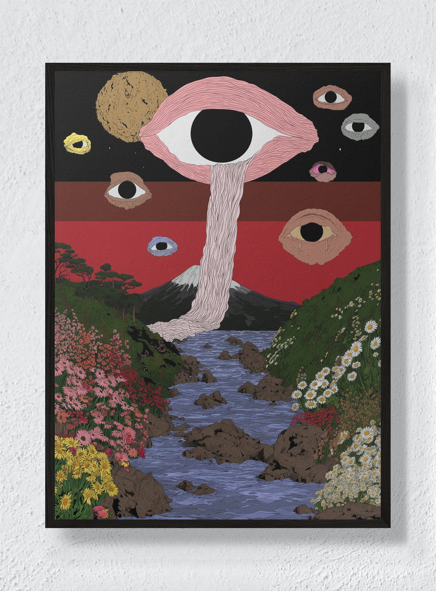 THE WATCHFUL VALLEY - Black Frame