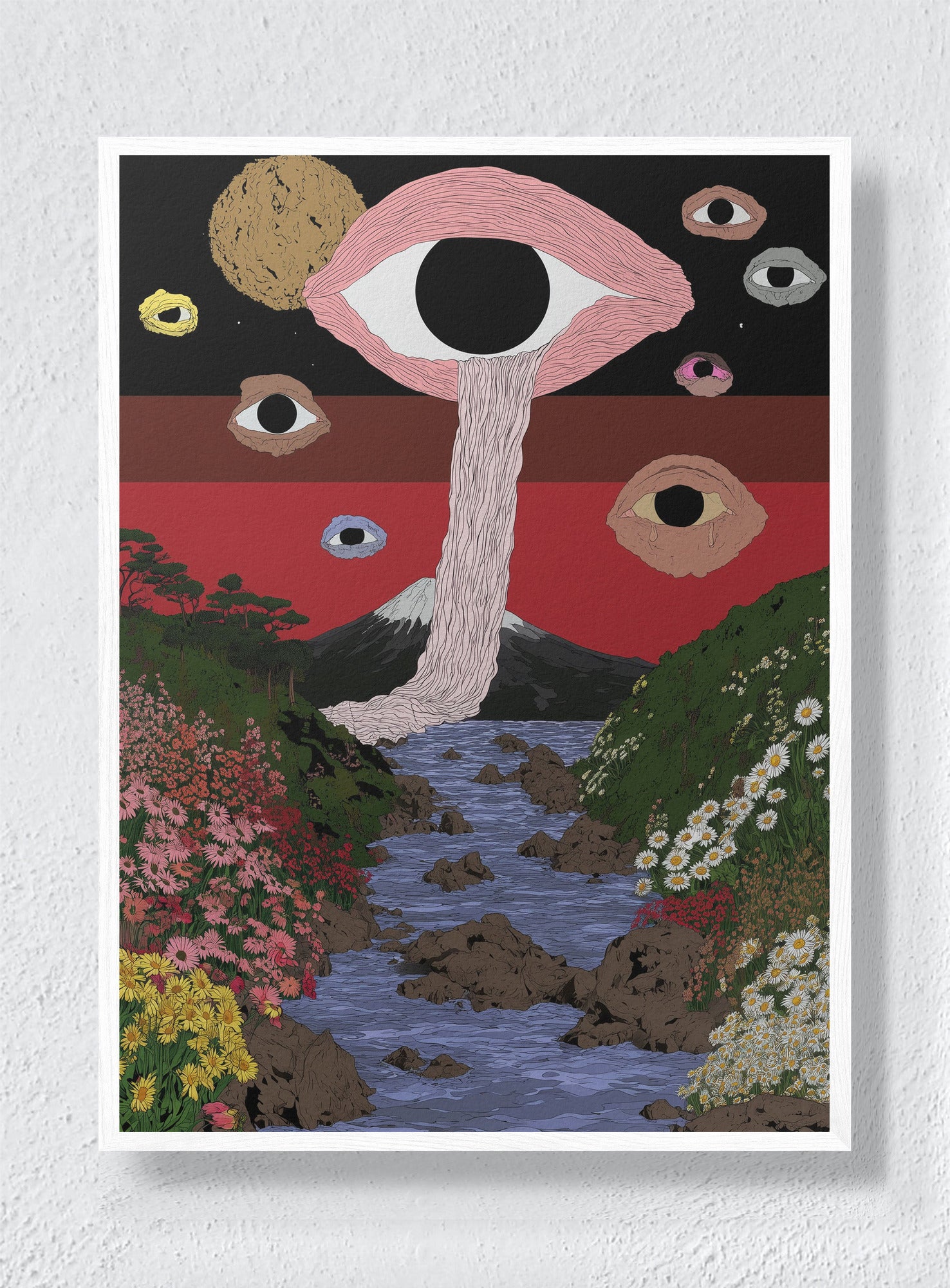 THE WATCHFUL VALLEY - White Frame