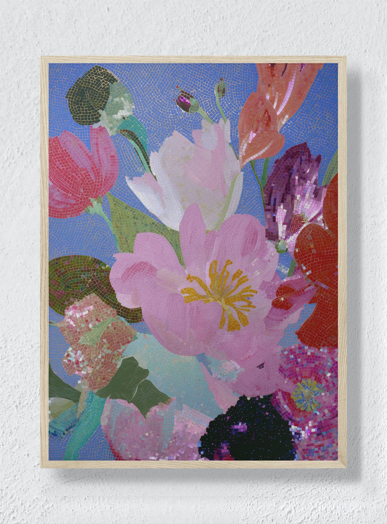 STAINED SKY GARDEN - Natural Frame