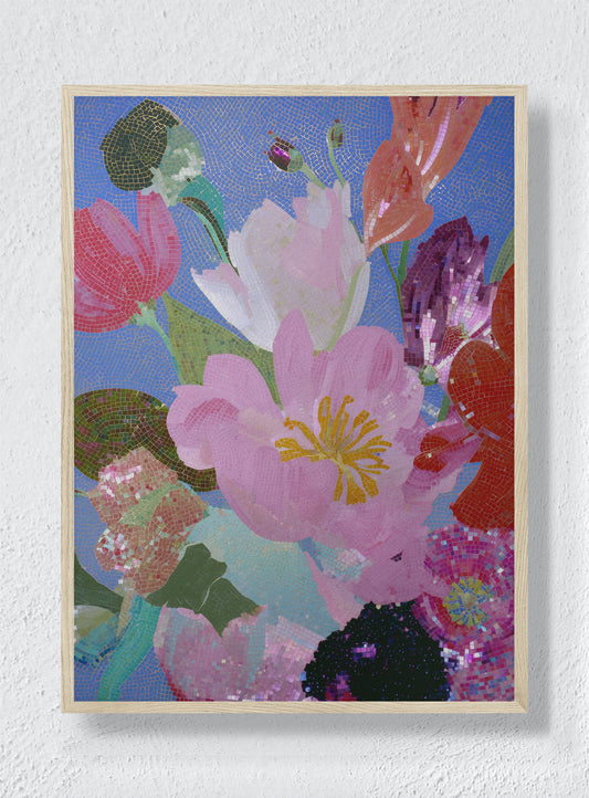 STAINED SKY GARDEN - Natural Frame