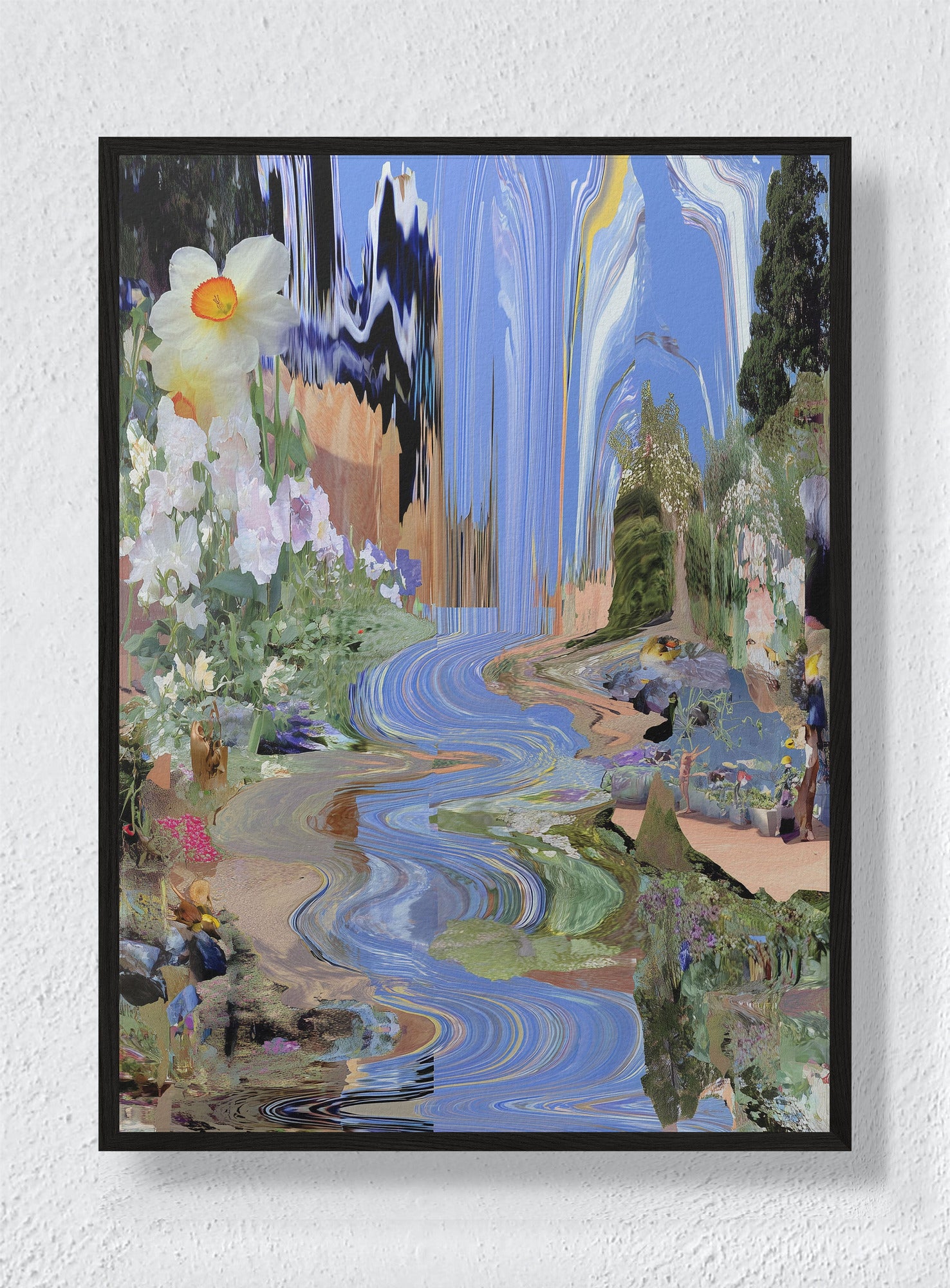 WHEN LANDSCAPES BUFFER - Black Frame