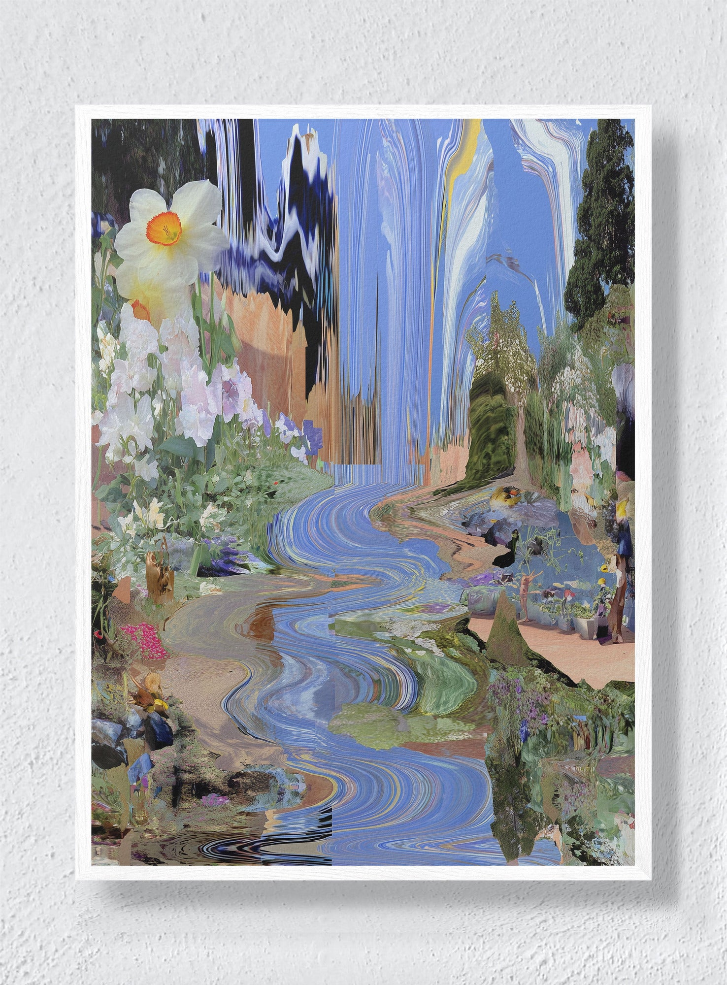 WHEN LANDSCAPES BUFFER - White Frame