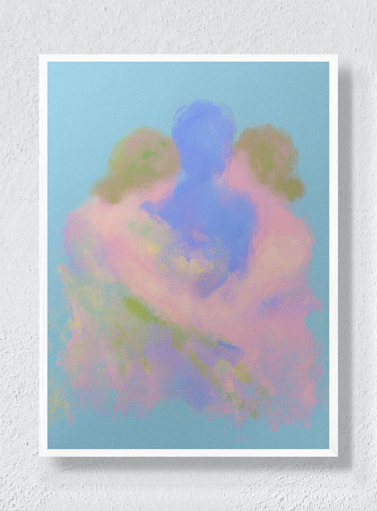PORTRAIT OF A FEELING - White Frame