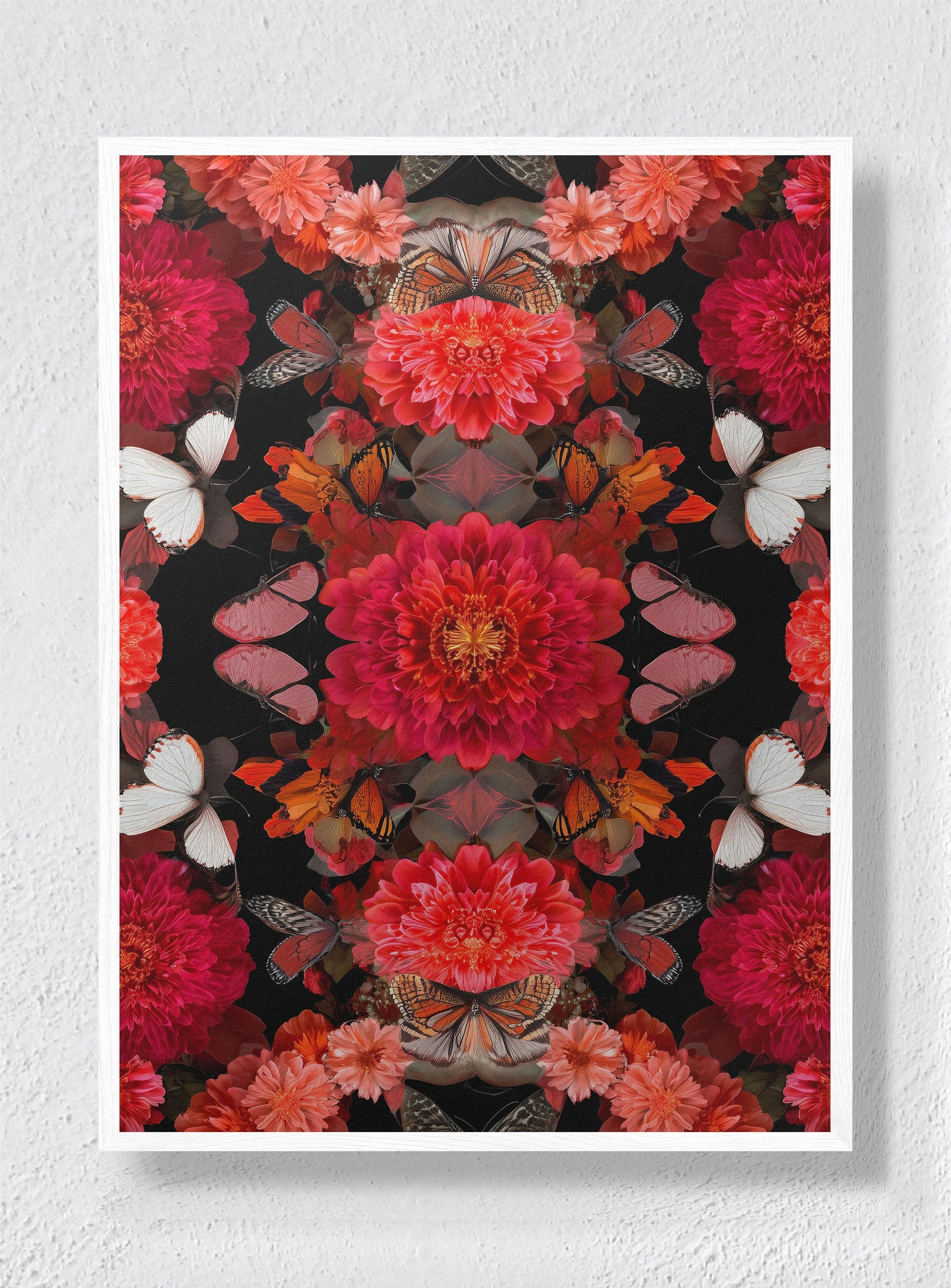 BUTTERFLY CATHEDRAL - White Frame