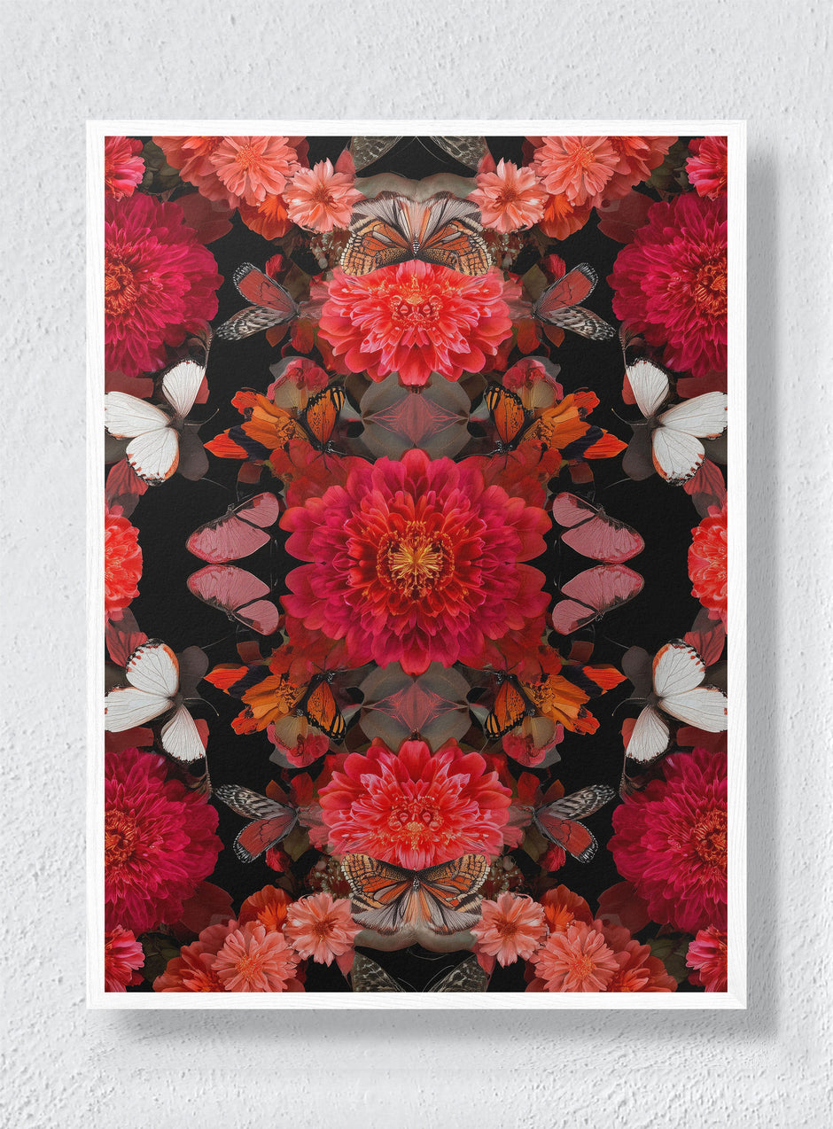 BUTTERFLY CATHEDRAL - White Frame