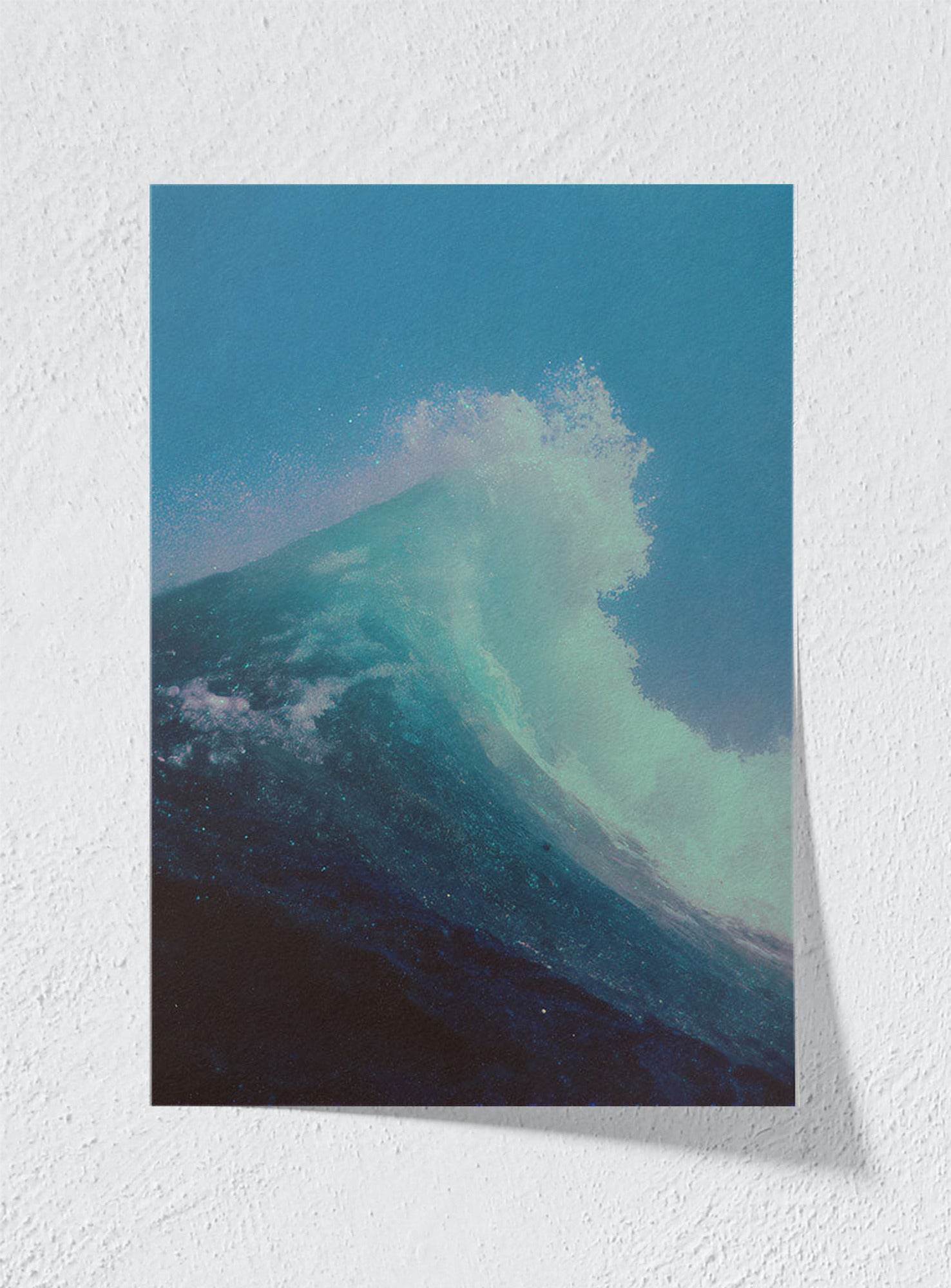 OCEAN, MID-EXHALE - Unframed