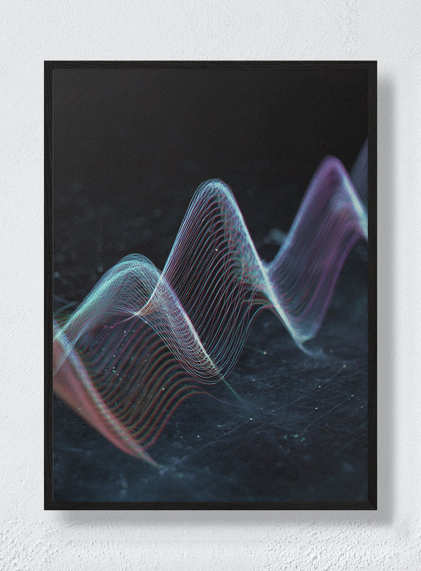 FREQUENCY STUDY FOR A QUIET MIND - Black Frame