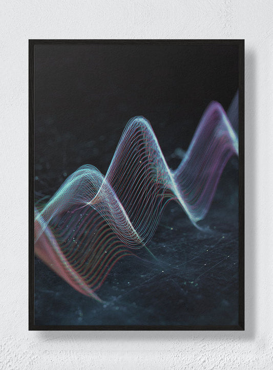 FREQUENCY STUDY FOR A QUIET MIND - Black Frame