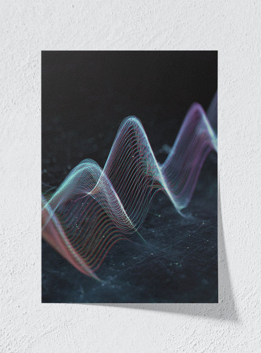 FREQUENCY STUDY FOR A QUIET MIND - Unframed