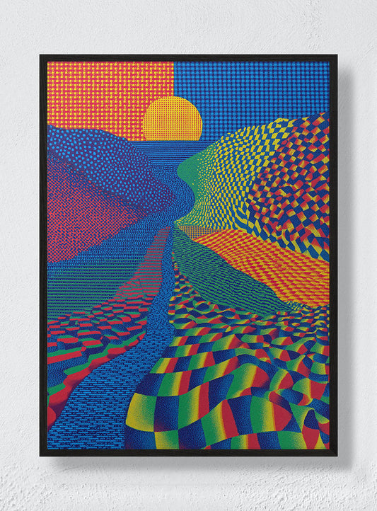 THE DAY COLOR WON - Black Frame