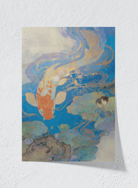 A MEMORY THAT LEARNED TO SWIM - Unframed