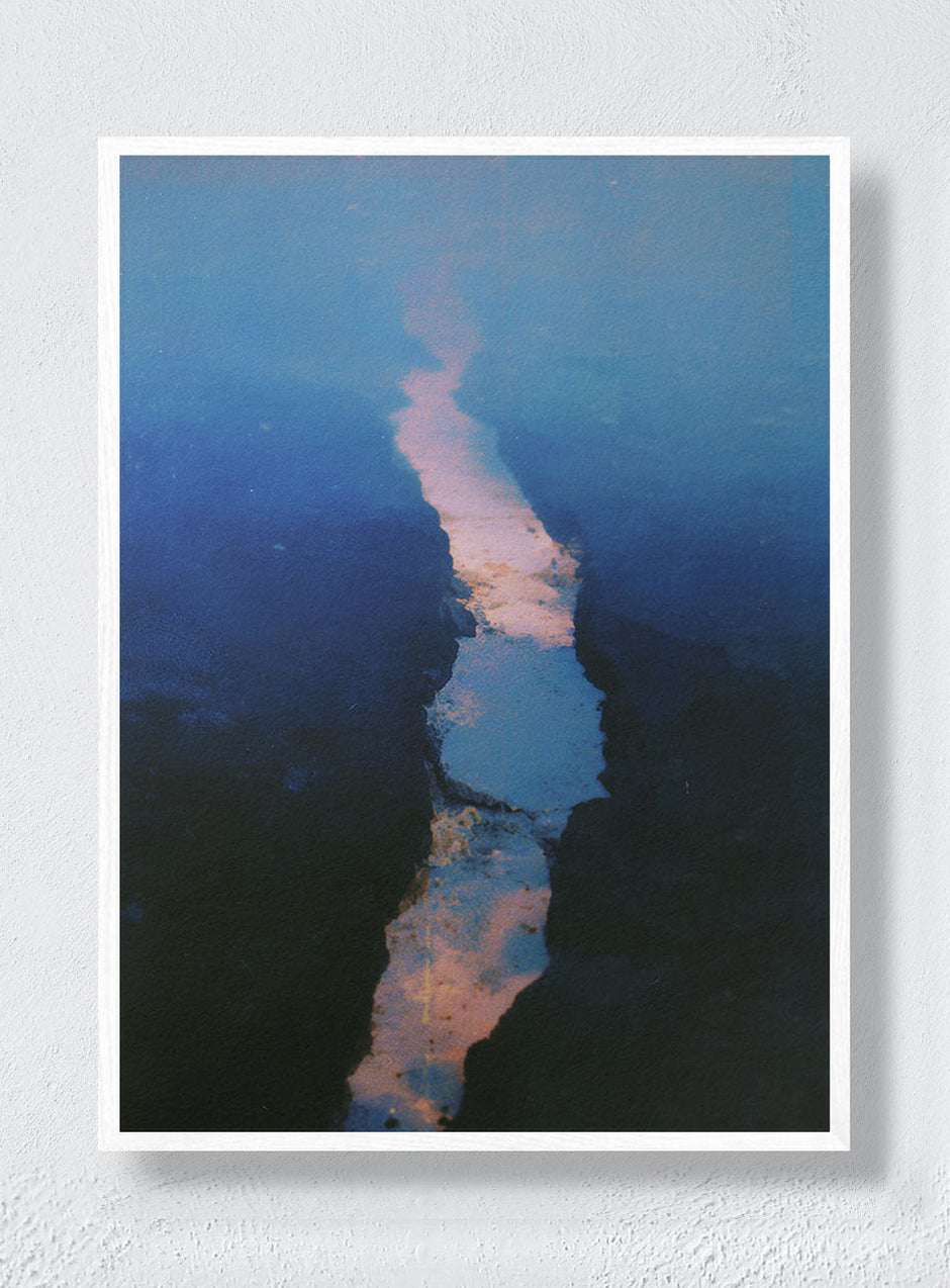 A PATH MADE OF REFLECTION - White Frame