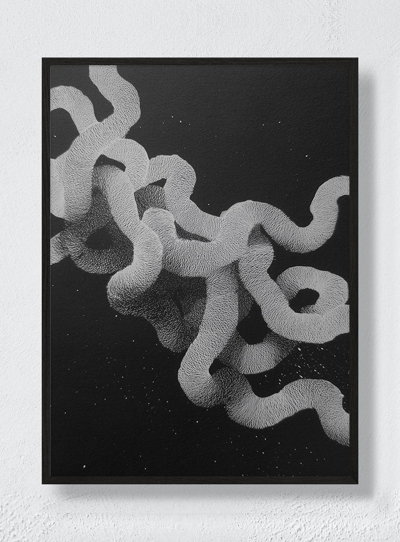 WHITE NOISE GIVEN FORM - Black Frame