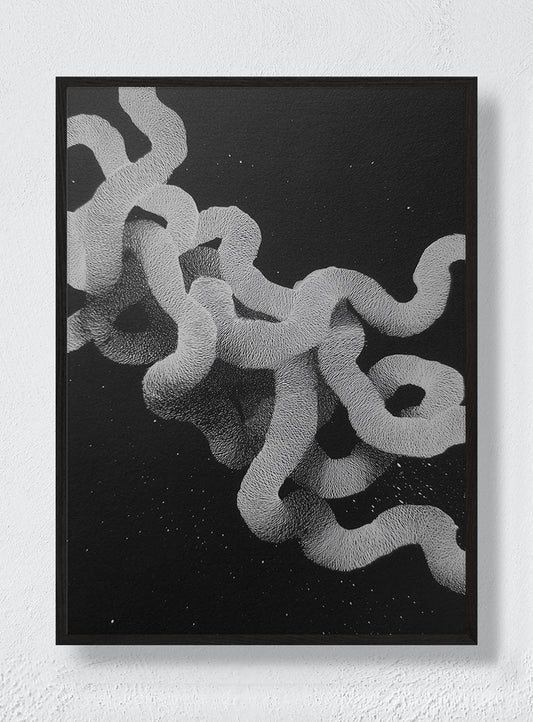 WHITE NOISE GIVEN FORM - Black Frame