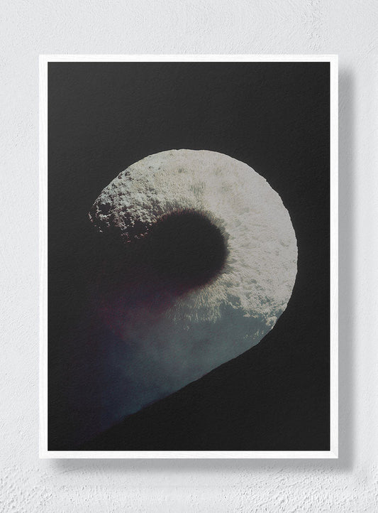 LIGHT FOLDING INWARD - White Frame