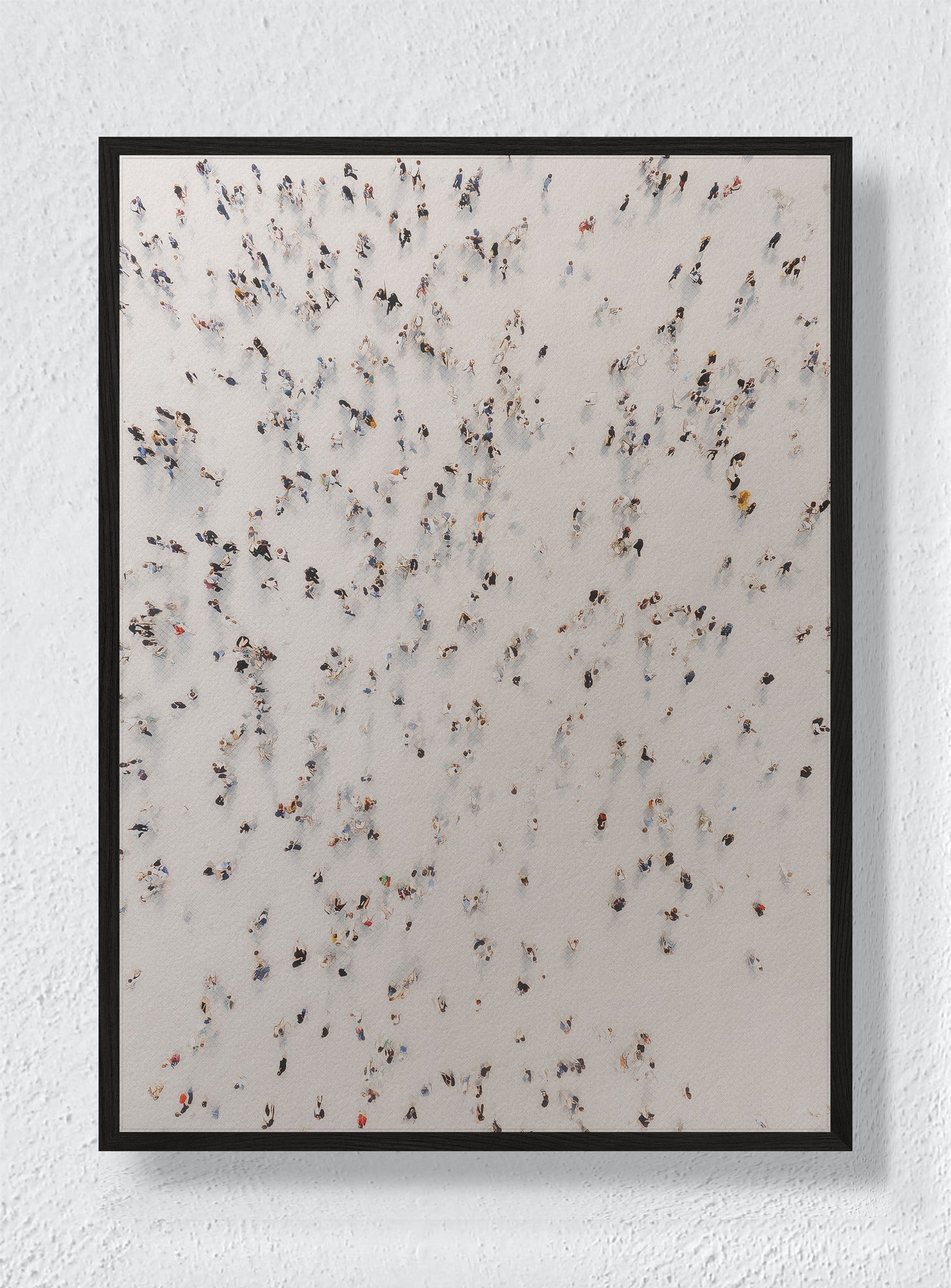 SCATTERED FOOTSTEPS - Black Frame