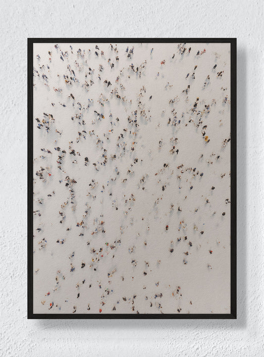 SCATTERED FOOTSTEPS - Black Frame