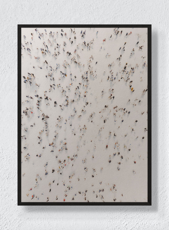 SCATTERED FOOTSTEPS - Black Frame