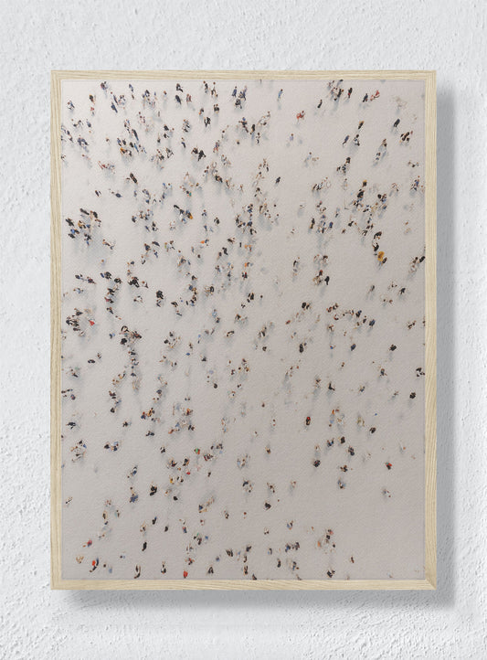 SCATTERED FOOTSTEPS - Natural Frame