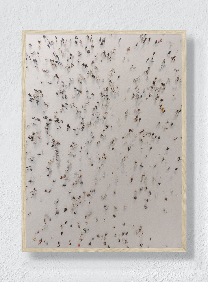 SCATTERED FOOTSTEPS - Natural Frame