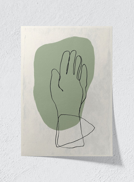 LINE AND LEAF - Unframed