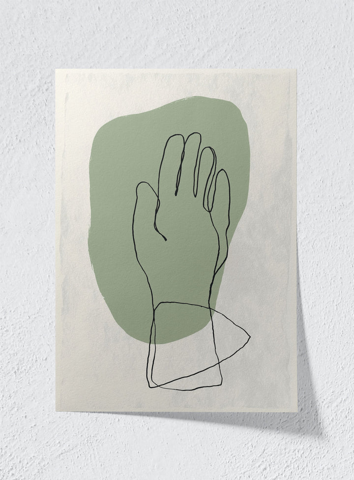 LINE AND LEAF - Unframed