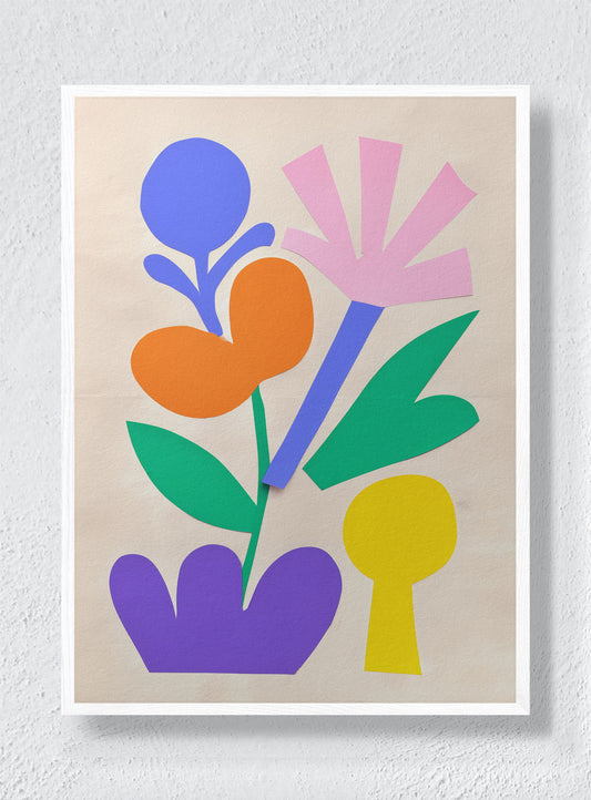 PETALS AND PIECES - White Frame