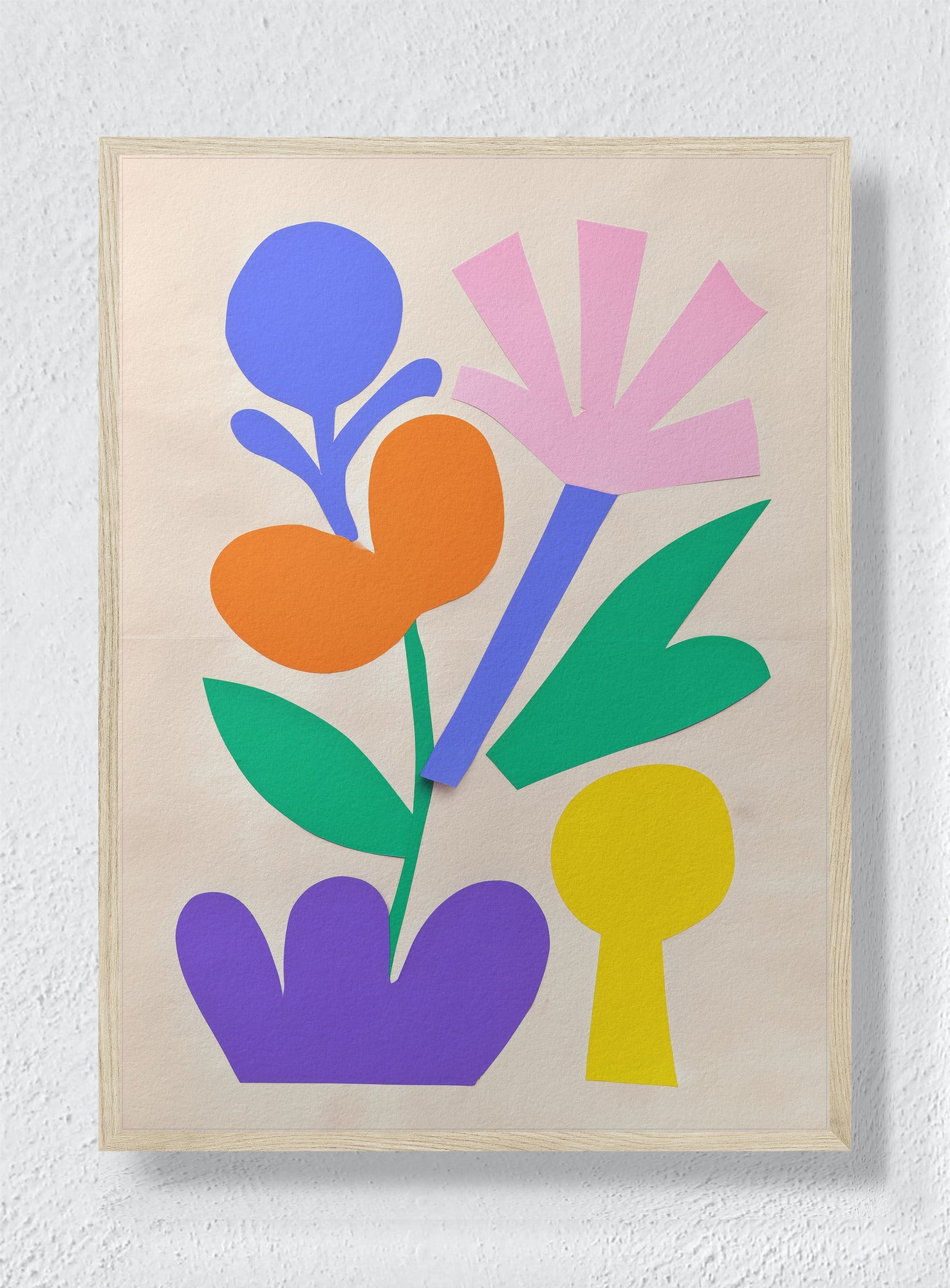 PETALS AND PIECES - Natural Frame
