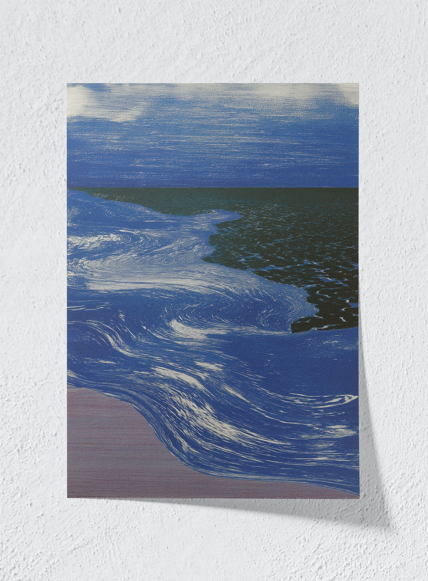 SYNTHWAVE SHORE - Unframed