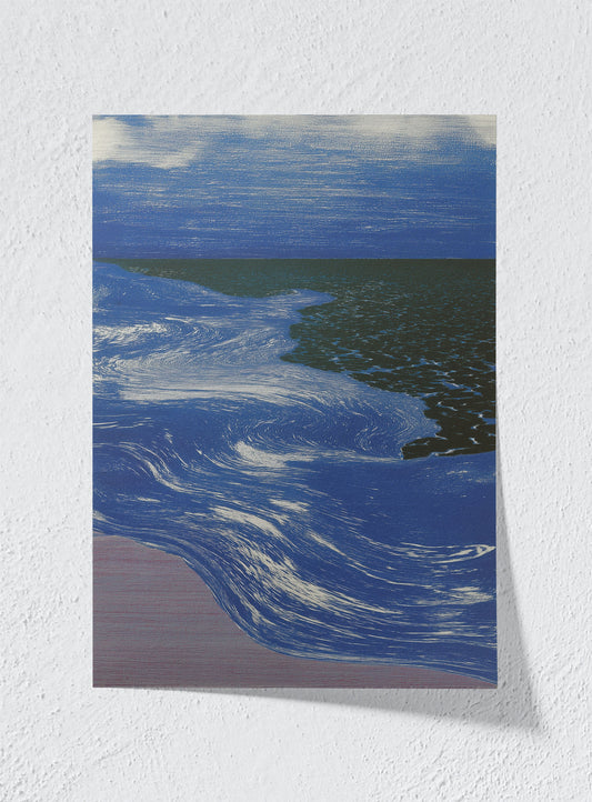 SYNTHWAVE SHORE - Unframed