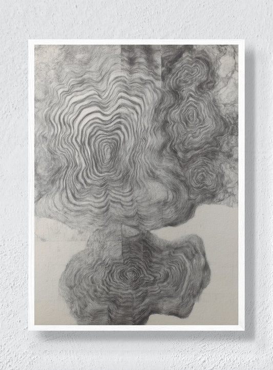RIPPLE THEORY - White Frame