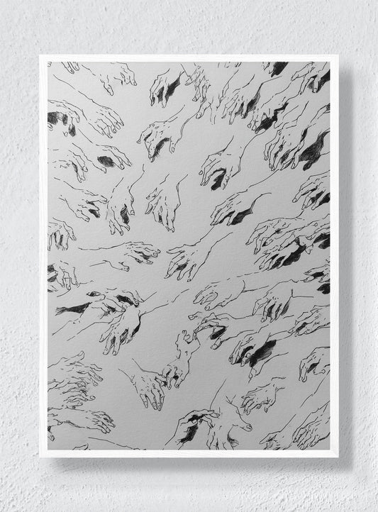 CROWD SURF - White Frame