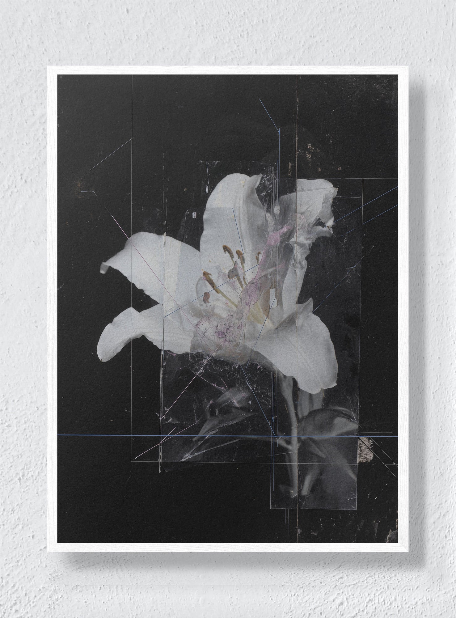 FADED MEMORY - White Frame