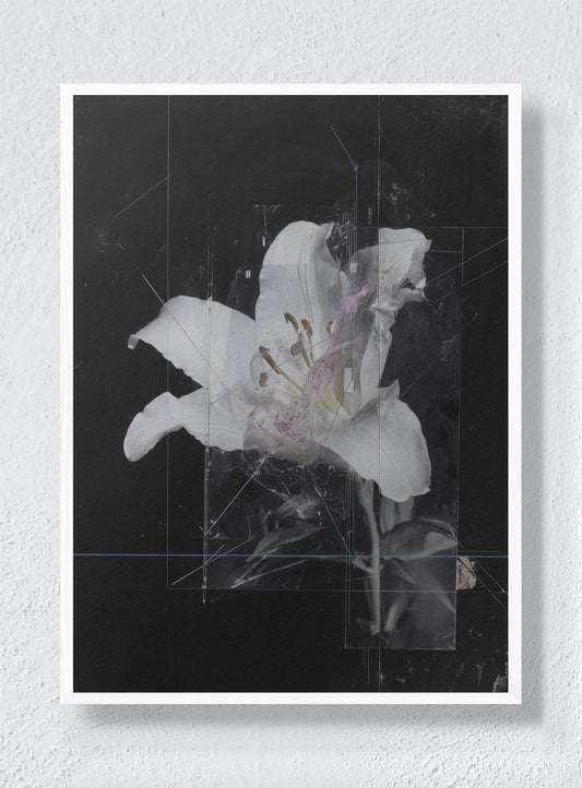 FADED MEMORY - White Frame