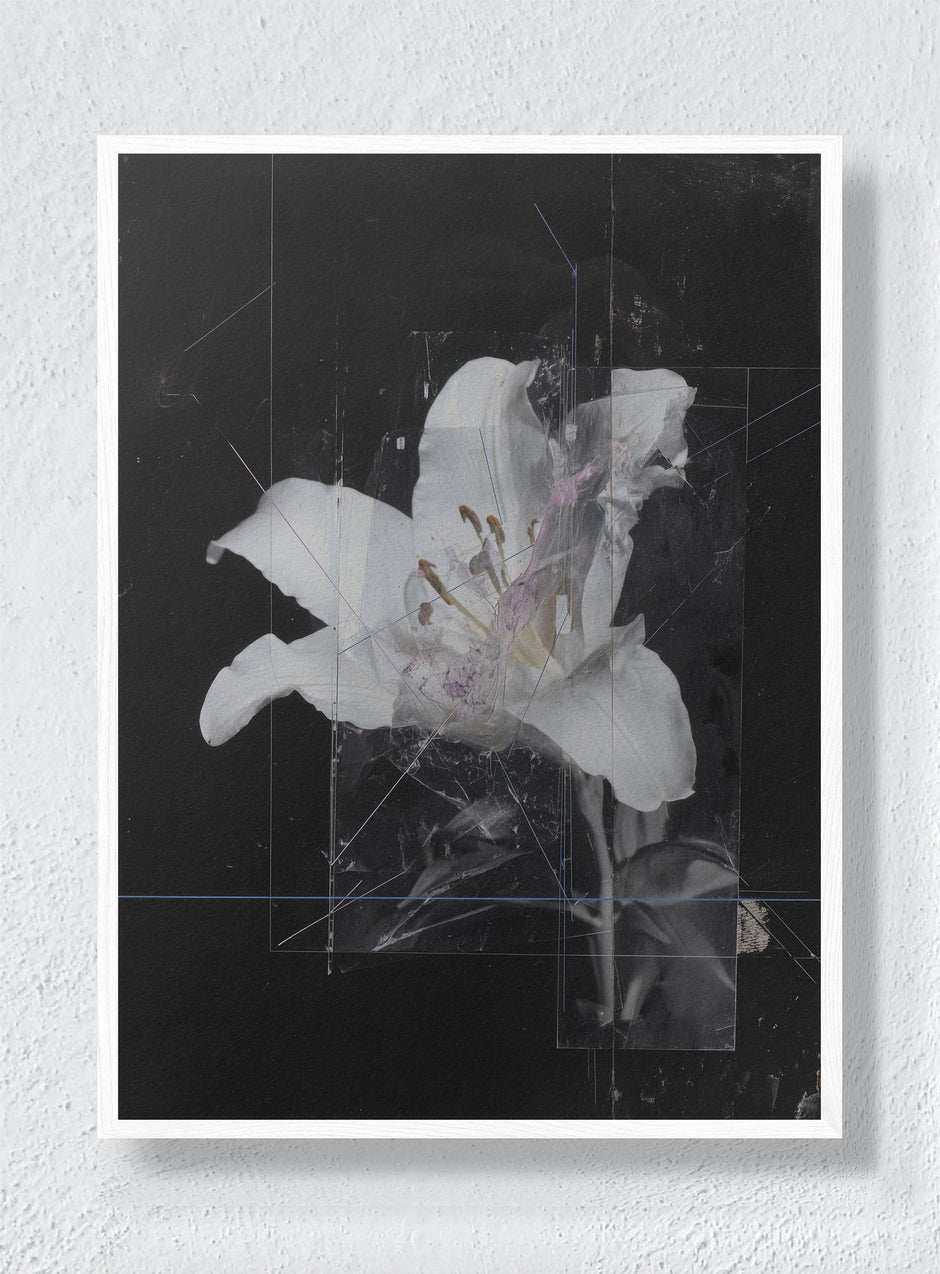 FADED MEMORY - White Frame