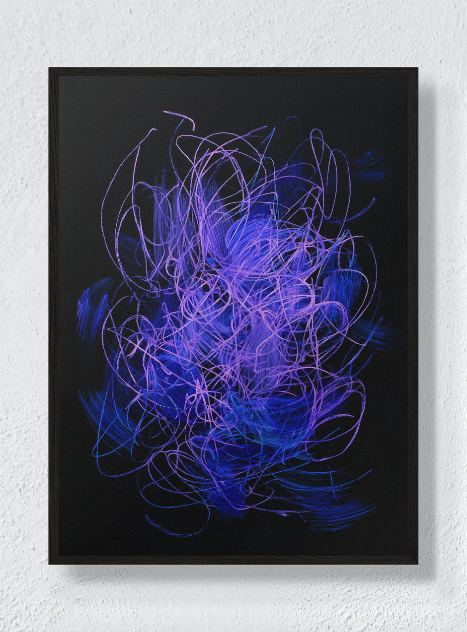 NEON NERVES - Black Frame