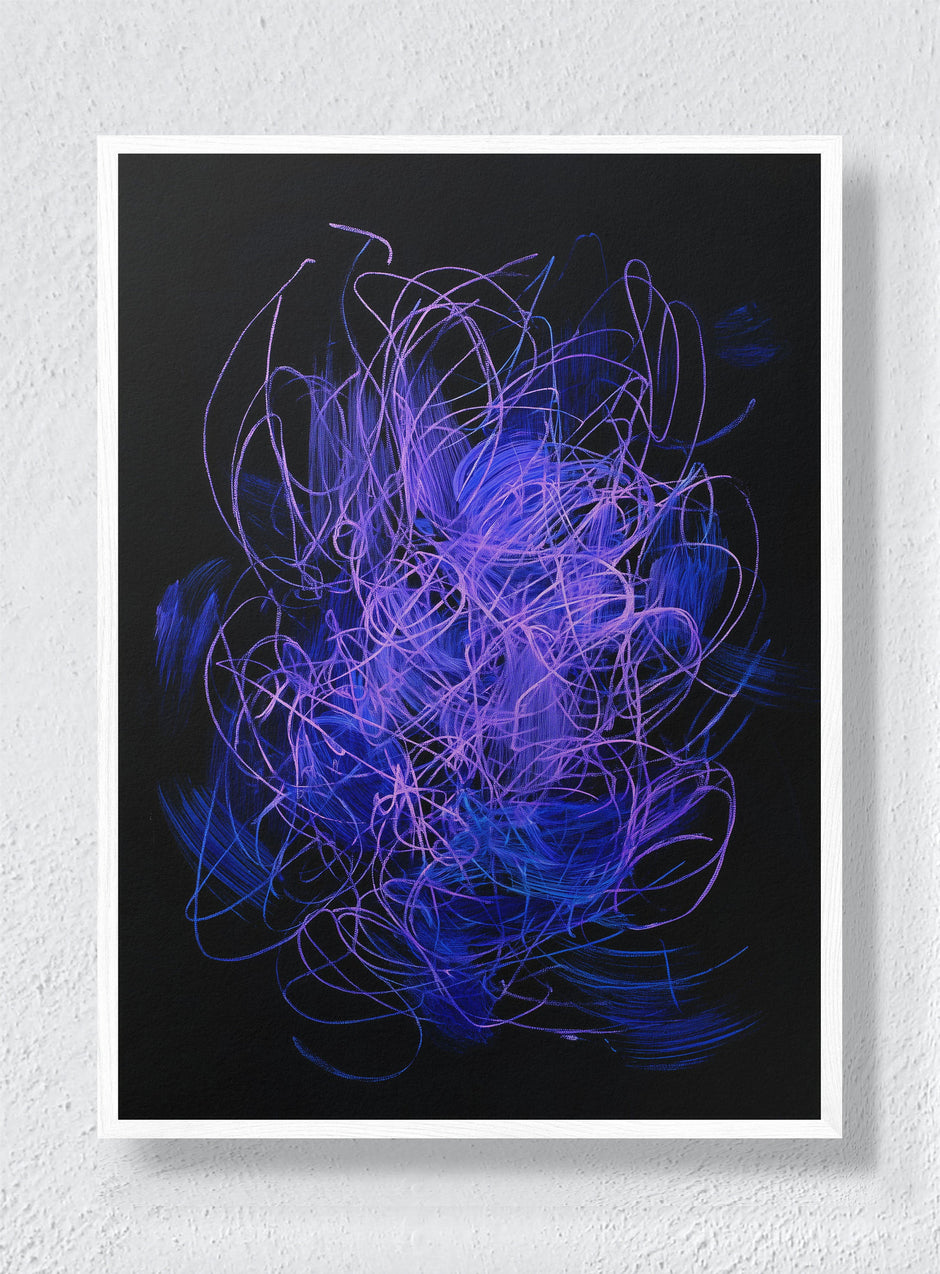 NEON NERVES - White Frame