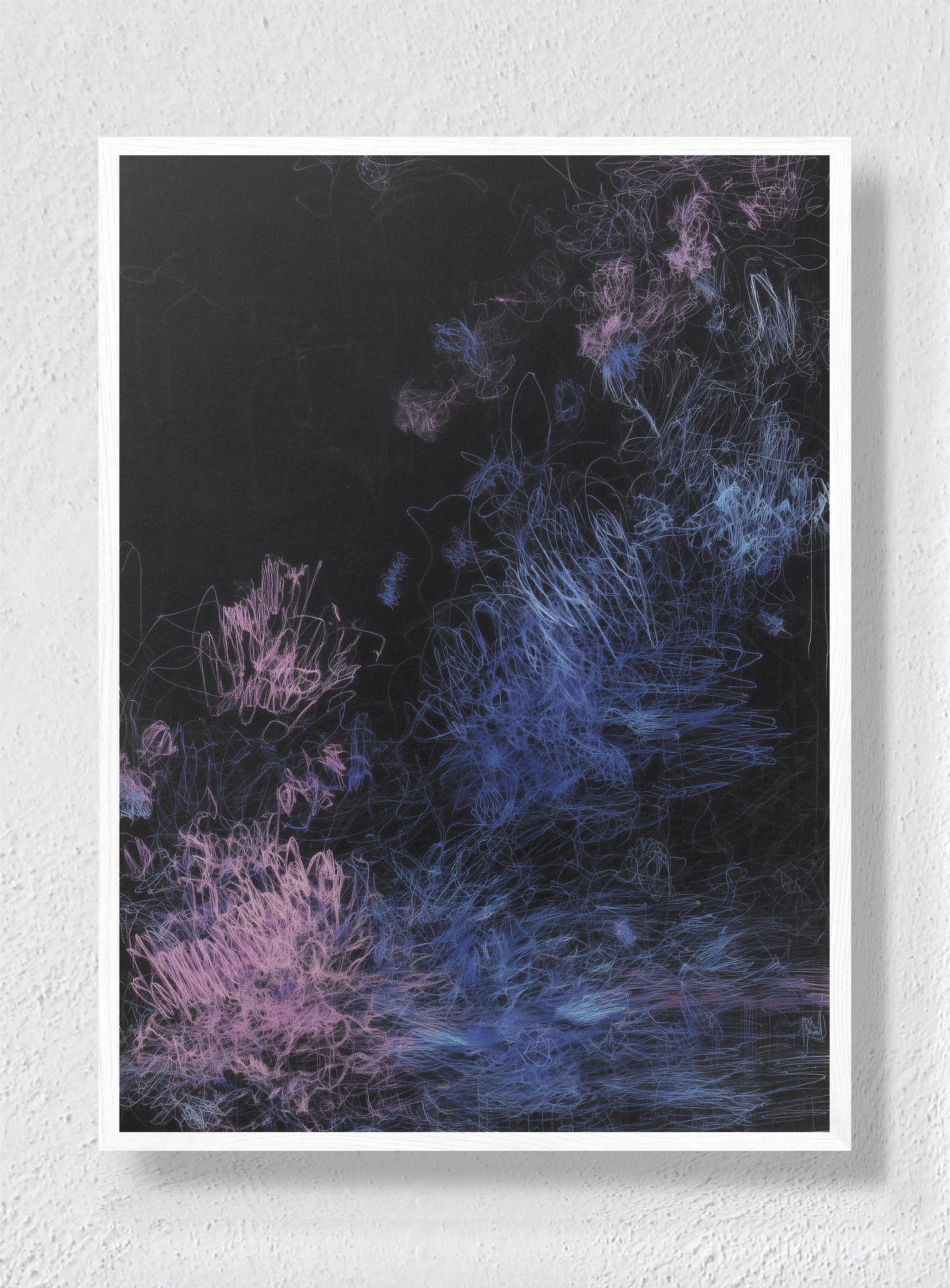 GALACTIC GRUNGE - White Frame
