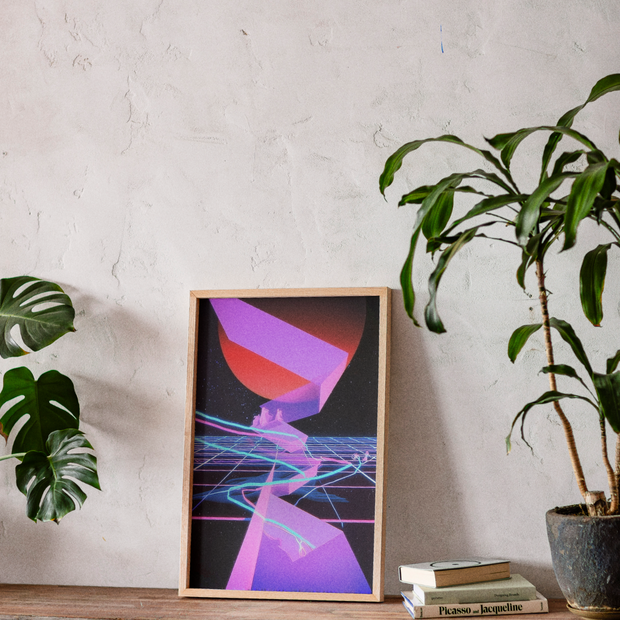 HUEDRA artwork in Allen S.'s home