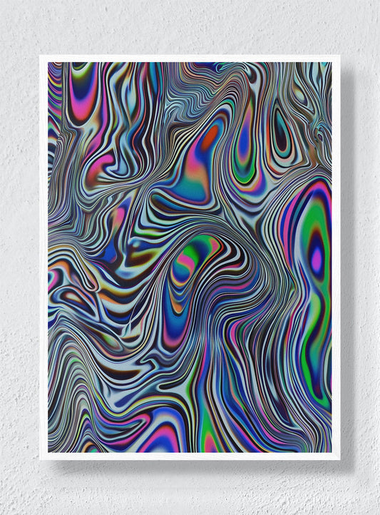 VORTEX OF HUES - White Frame