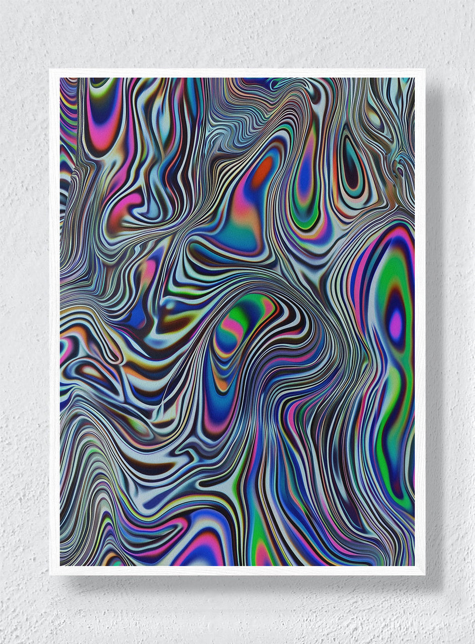 VORTEX OF HUES - White Frame