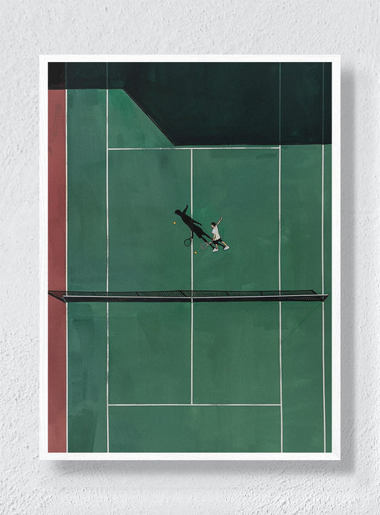 AGAINST THE LINES - White Frame