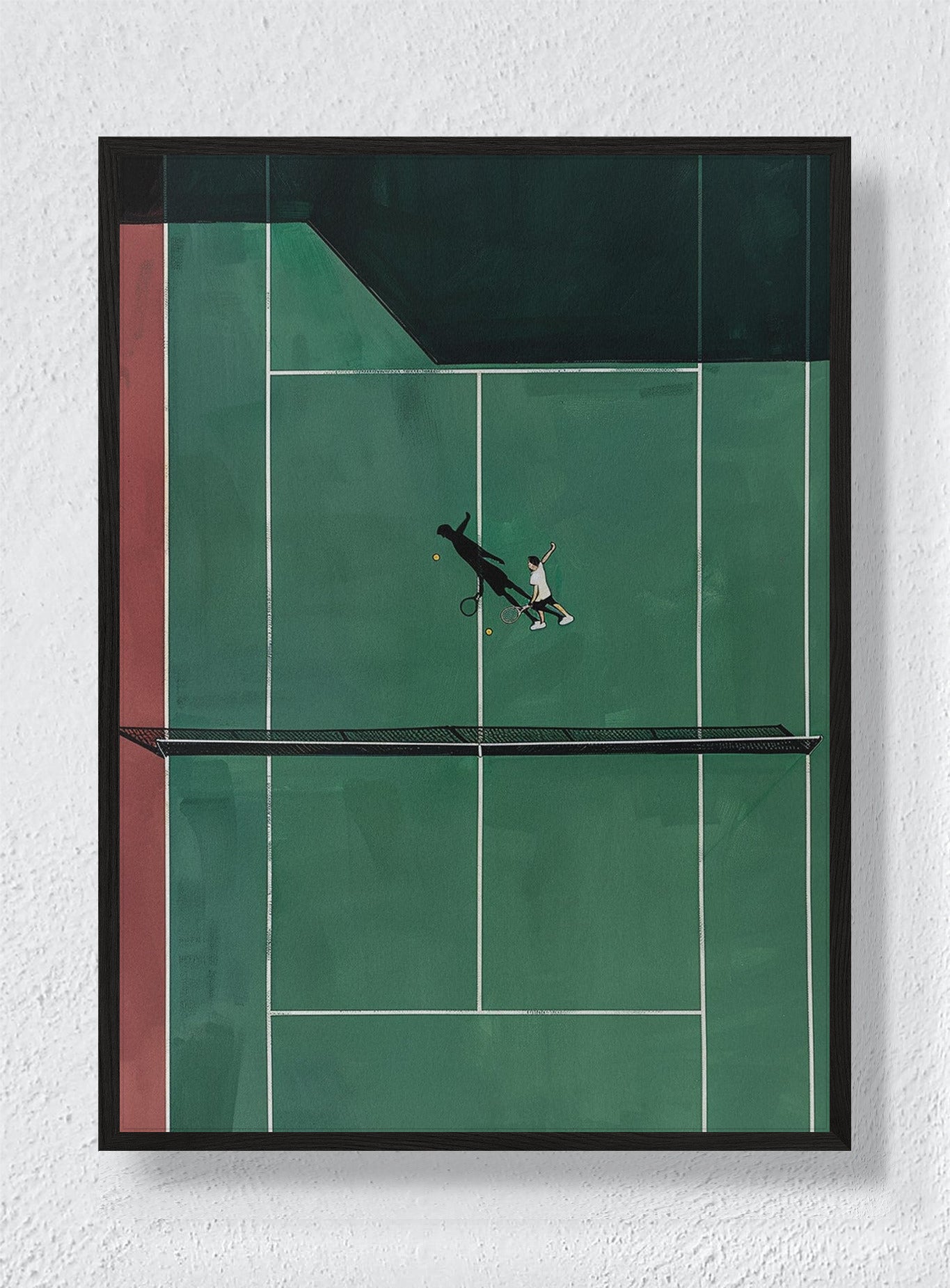 AGAINST THE LINES - Black Frame