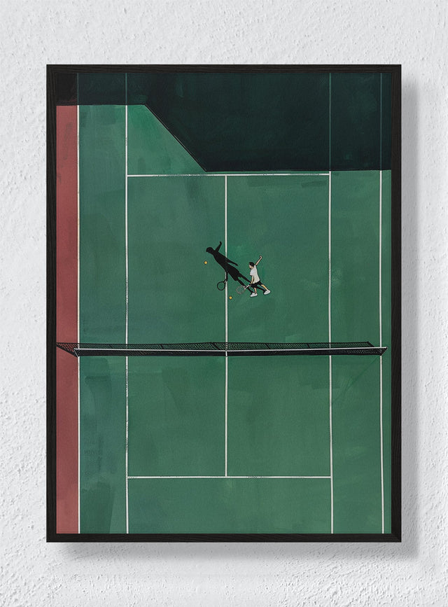 AGAINST THE LINES - Black Frame