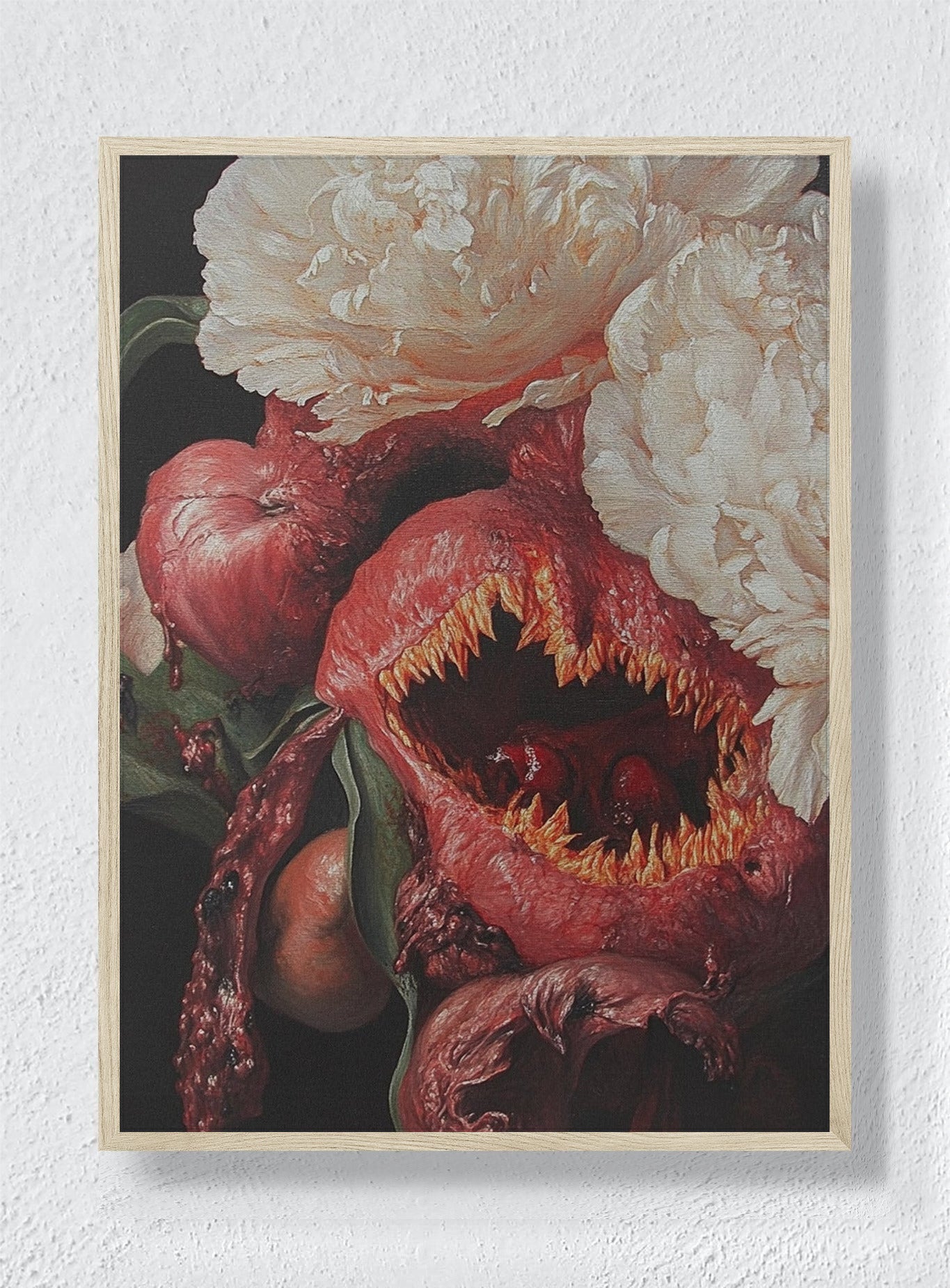 FERAL FLORAL - Natural Frame