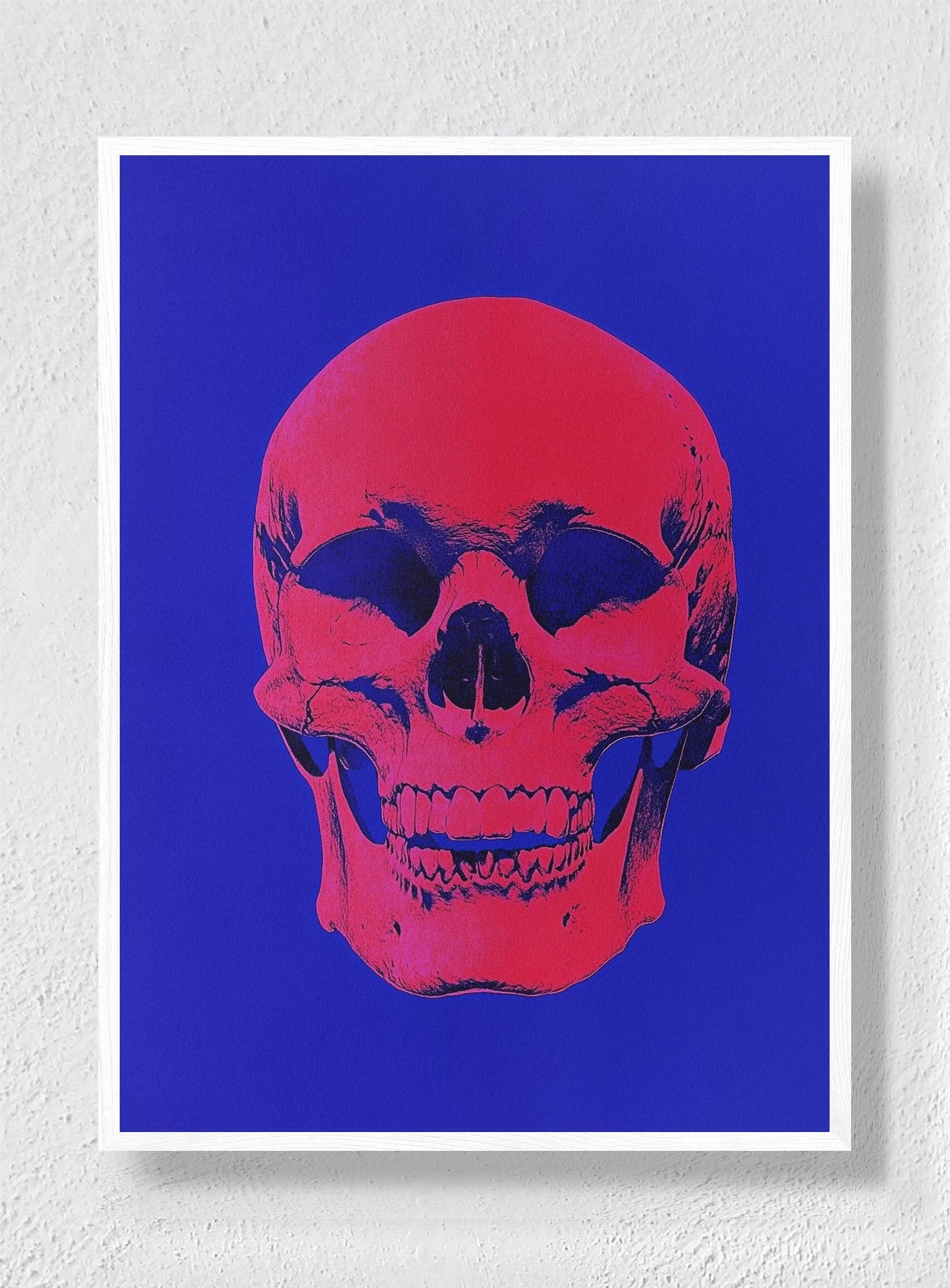 NEON MORTALITY - White Frame