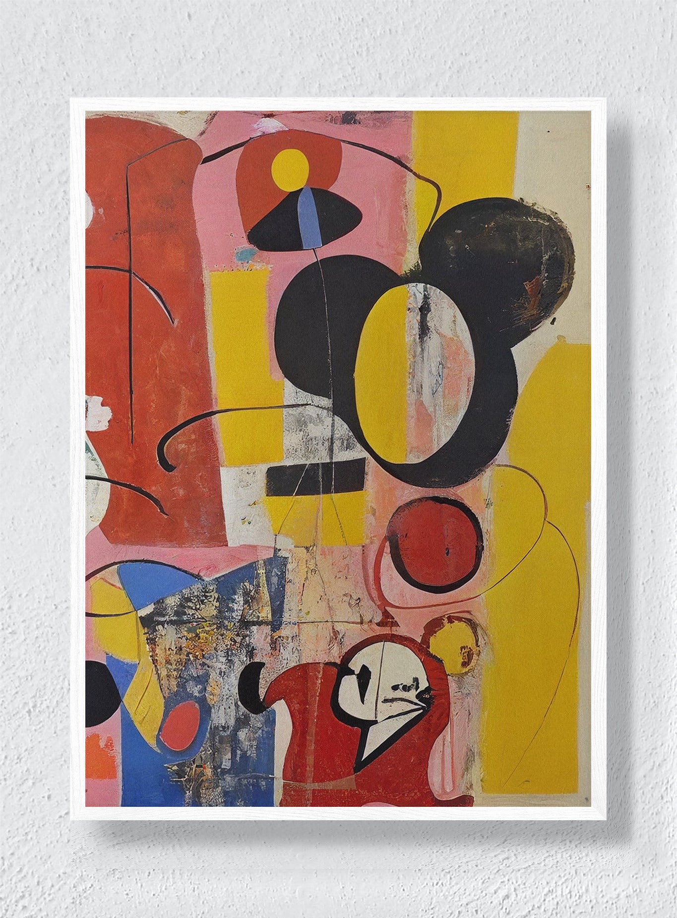 ABSTRACT FANTASIA - White Frame
