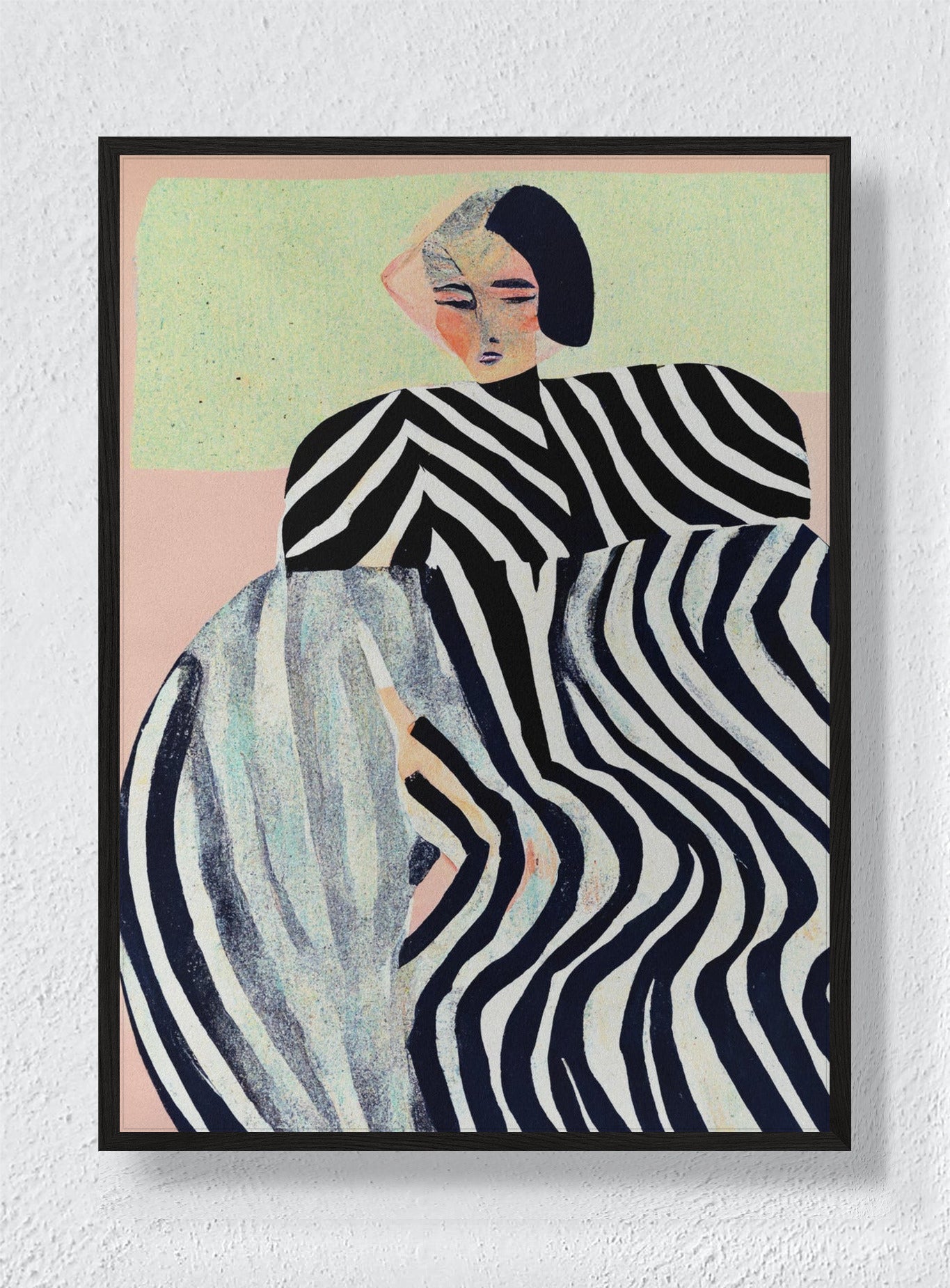 THE HYPNOTIC MUSE - Black Frame