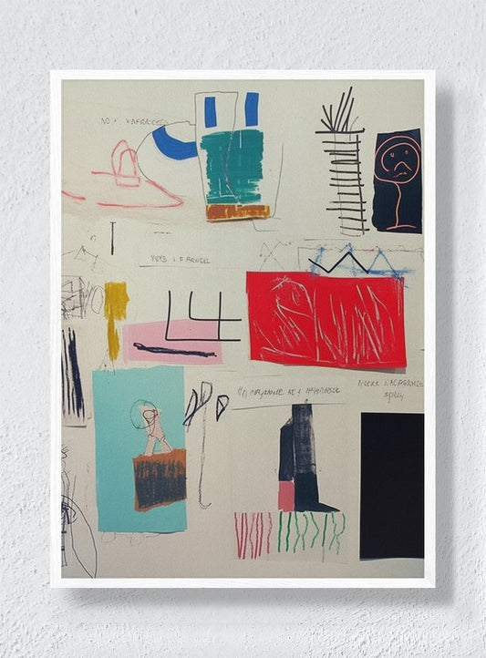 PIECES OF PLAY - White Frame